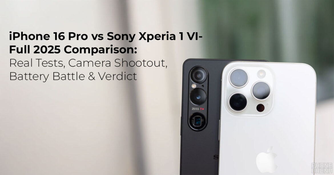 iPhone 16 Pro vs Sony Xperia 1 VI